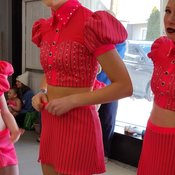 Pink Striped Two-Piece Set - Picture 4 of 5